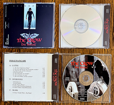 The Crow Audio Press Kit - German Promo CD