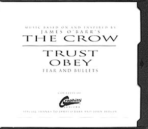 The Crow Trust Obey promo CD