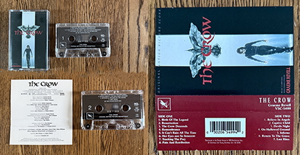 The Crow Soundtrack cassette - Score