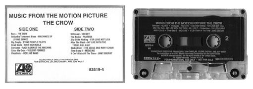 The Crow Soundtrack advance promo