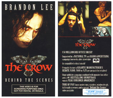 The Crow Behind the Scenes promotional video