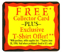 The Crow special offer sticker