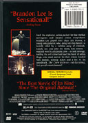 The Crow DVD back cover