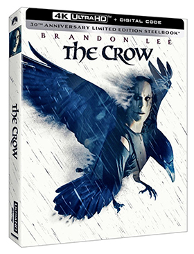 The Crow 30th Anniversary 4K Blu-ray Steelbook DVD