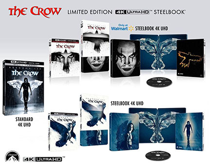 The Crow 30th Anniversary 4K Blu-ray Steelbook DVD