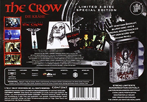 The Crow Blu-ray DVD Wooden Box Edition from Germany