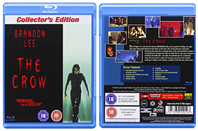 The Crow Blu-ray DVD U.K.
