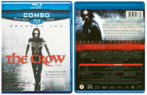 The Crow Blu-ray DVD combo USA